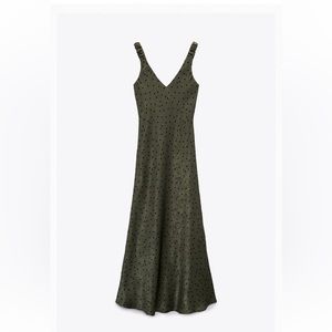 New Silk Polka Dot Slip Dress